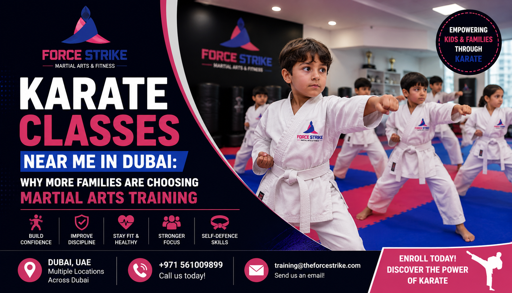 Karate Classes Near Me in Dubai: Why More Families Are Choosing Martial Arts Training